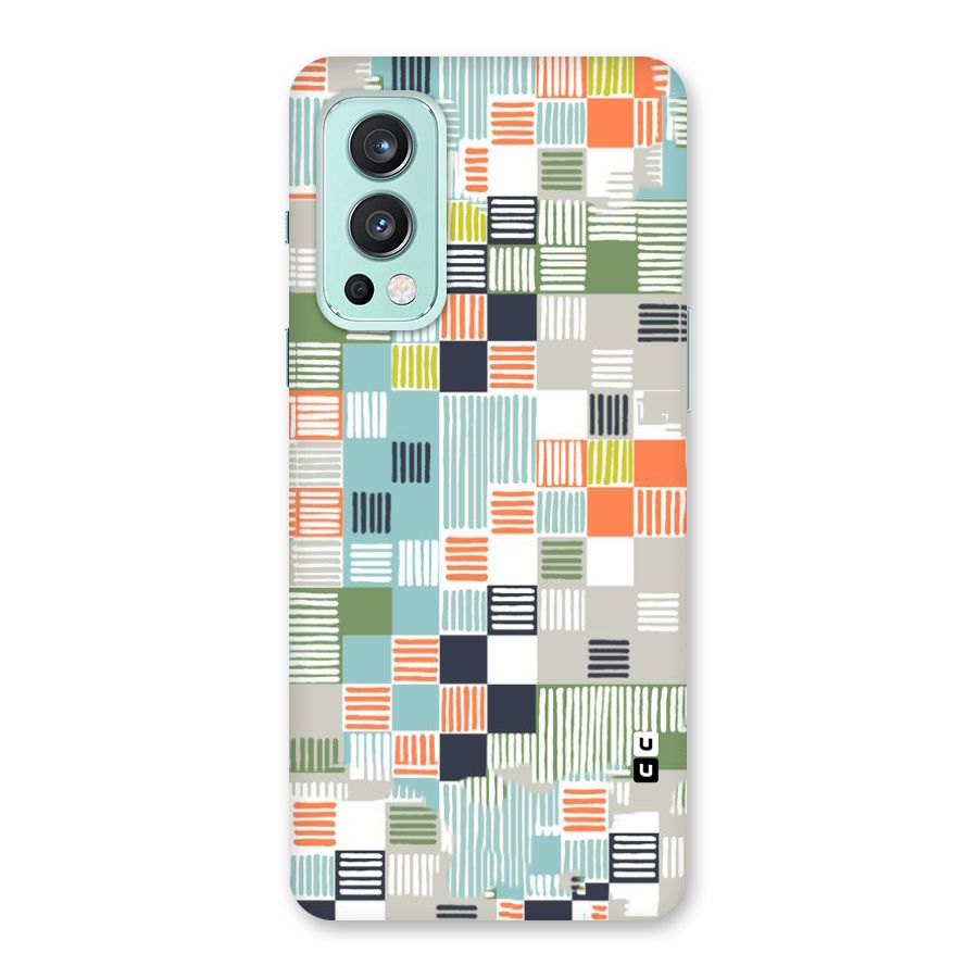 Tiny Boxes Stripes Back Case for OnePlus Nord 2 5G
