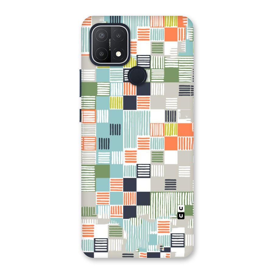 Tiny Boxes Stripes Back Case for Oppo A15