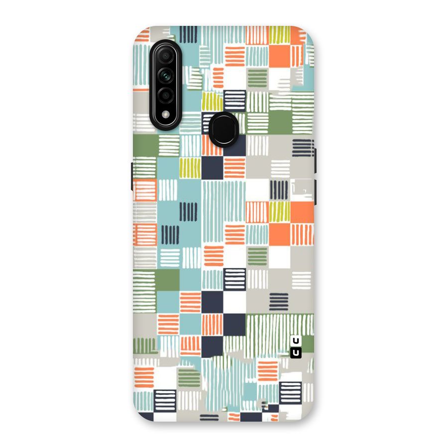 Tiny Boxes Stripes Back Case for Oppo A31