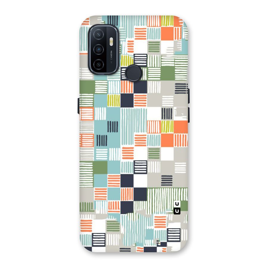 Tiny Boxes Stripes Back Case for Oppo A32