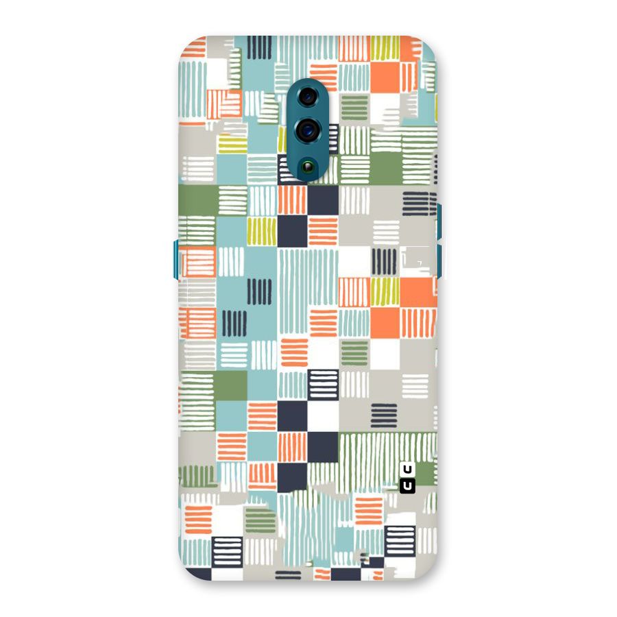 Tiny Boxes Stripes Back Case for Oppo Reno