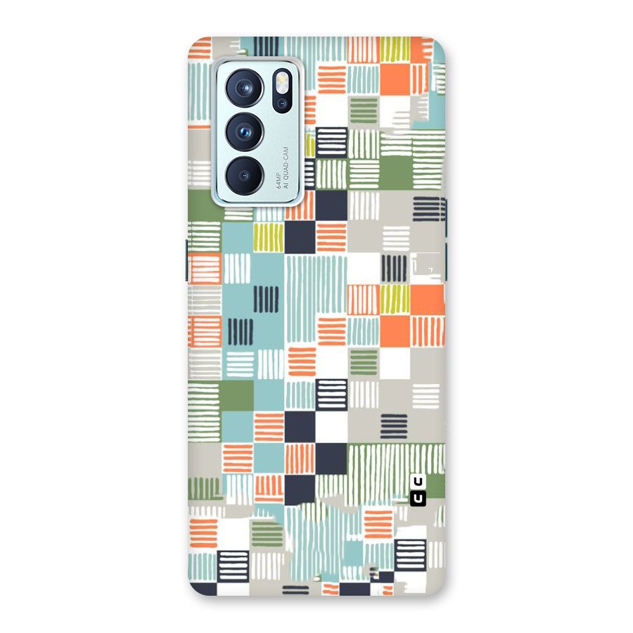 Tiny Boxes Stripes Back Case for Oppo Reno6 Pro 5G