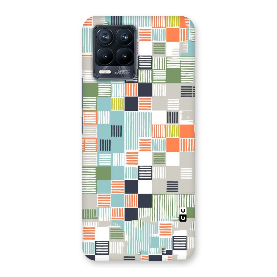 Tiny Boxes Stripes Back Case for Realme 8 Pro