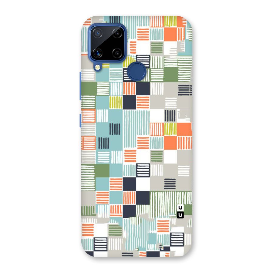 Tiny Boxes Stripes Back Case for Realme C15