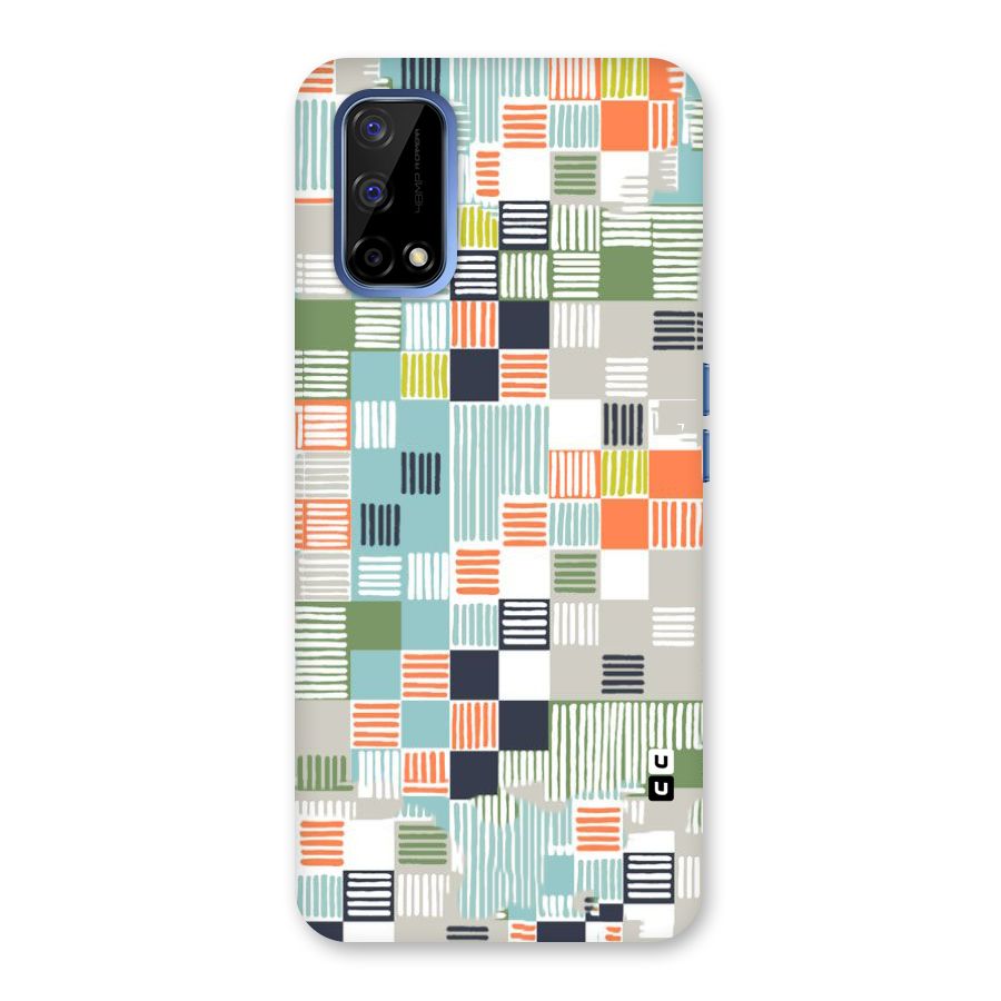 Tiny Boxes Stripes Back Case for Realme Narzo 30 Pro