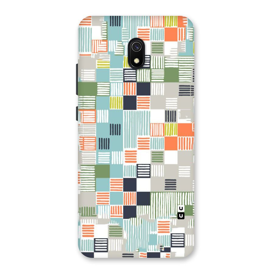 Tiny Boxes Stripes Back Case for Redmi 8A