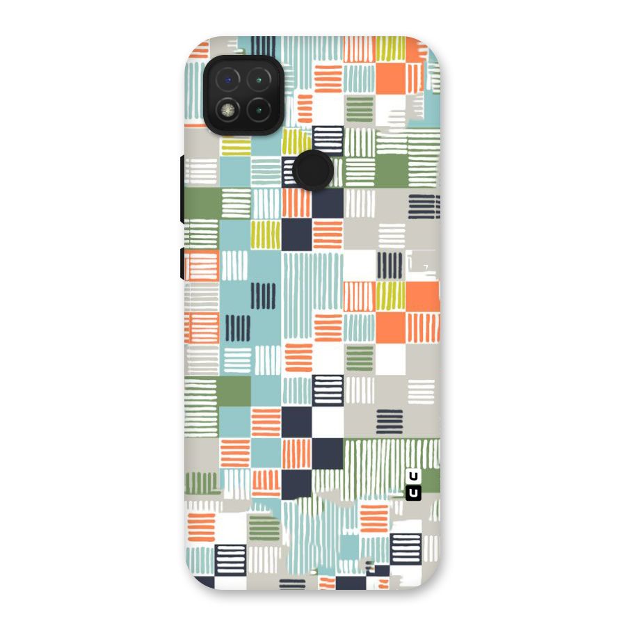 Tiny Boxes Stripes Back Case for Redmi 9