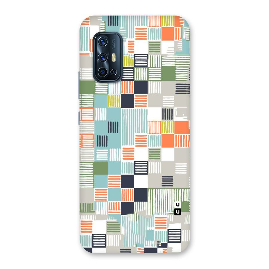 Tiny Boxes Stripes Back Case for Vivo V17