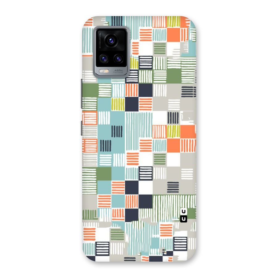 Tiny Boxes Stripes Back Case for Vivo V20