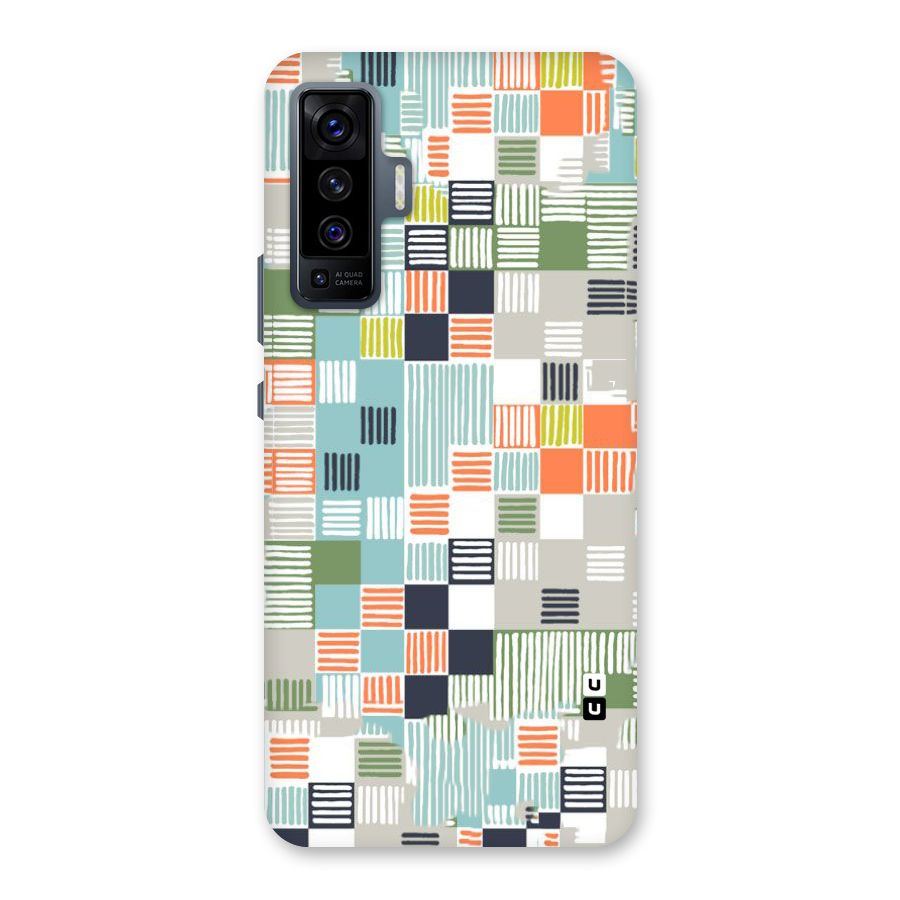 Tiny Boxes Stripes Back Case for Vivo X50