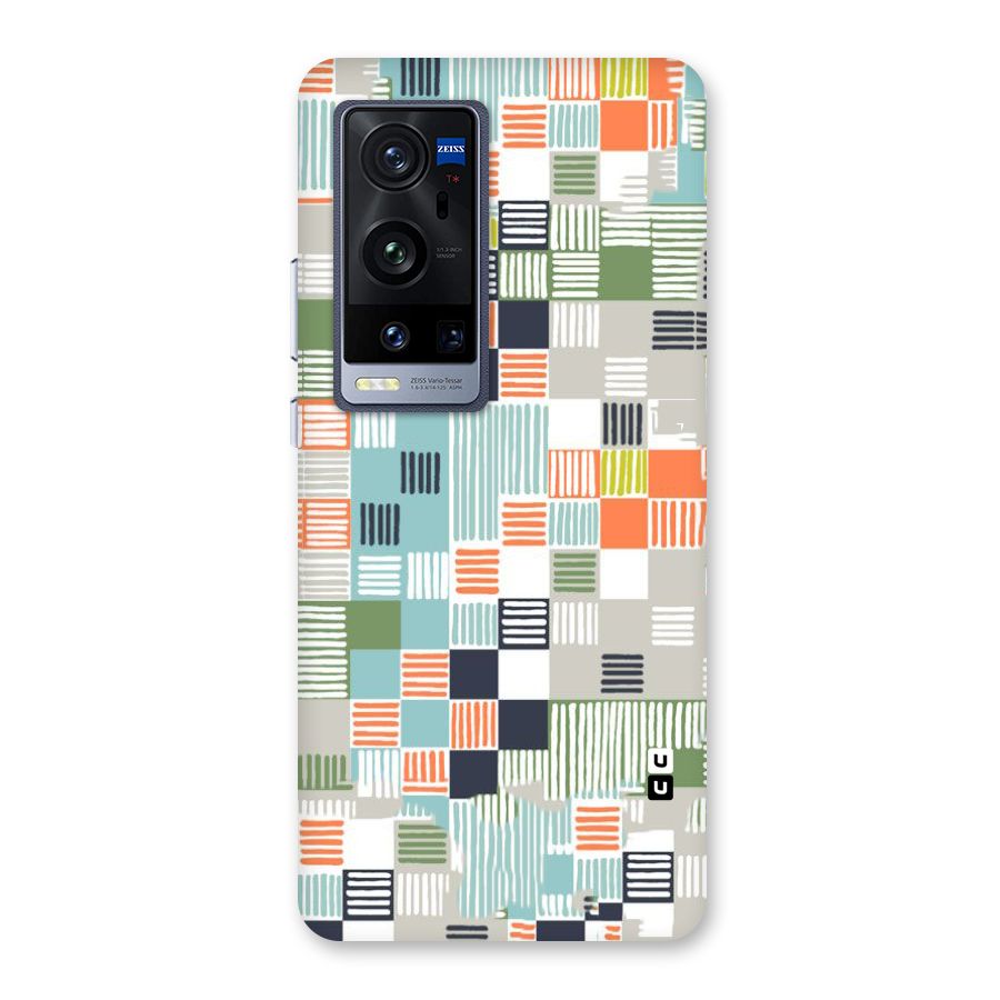 Tiny Boxes Stripes Back Case for Vivo X60 Pro Plus
