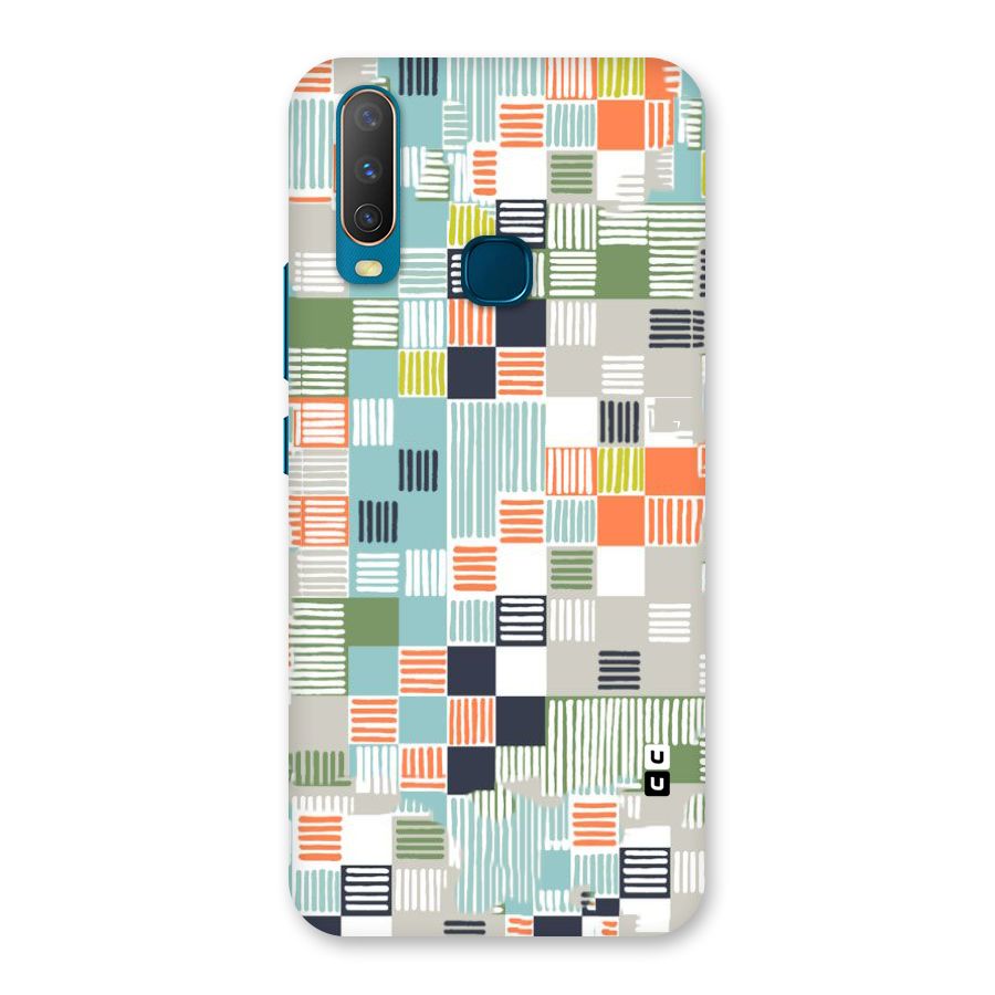 Tiny Boxes Stripes Back Case for Vivo Y11