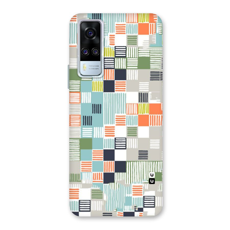 Tiny Boxes Stripes Back Case for Vivo Y31