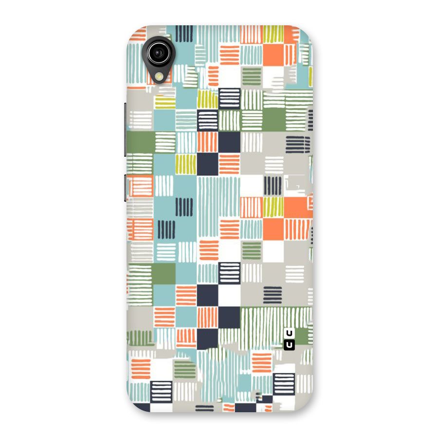 Tiny Boxes Stripes Back Case for Vivo Y90