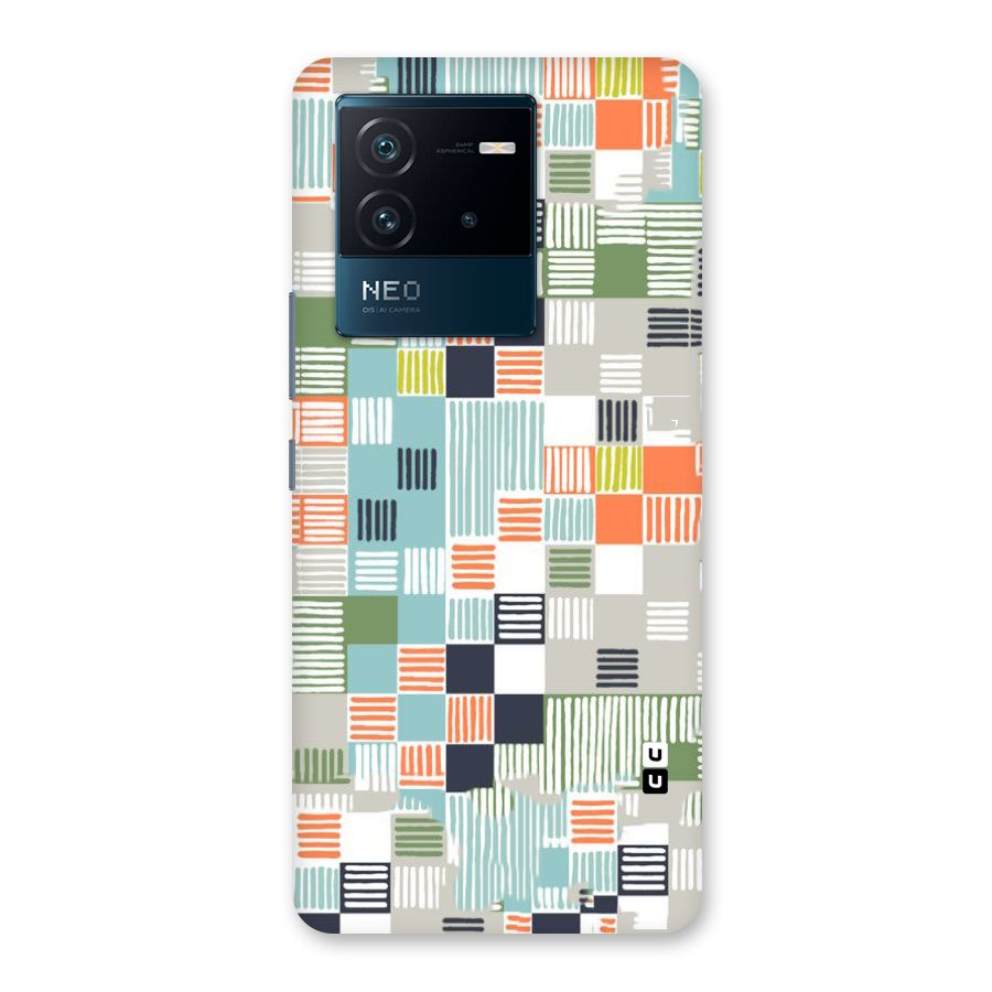Tiny Boxes Stripes Back Case for Vivo iQOO Neo 6 5G