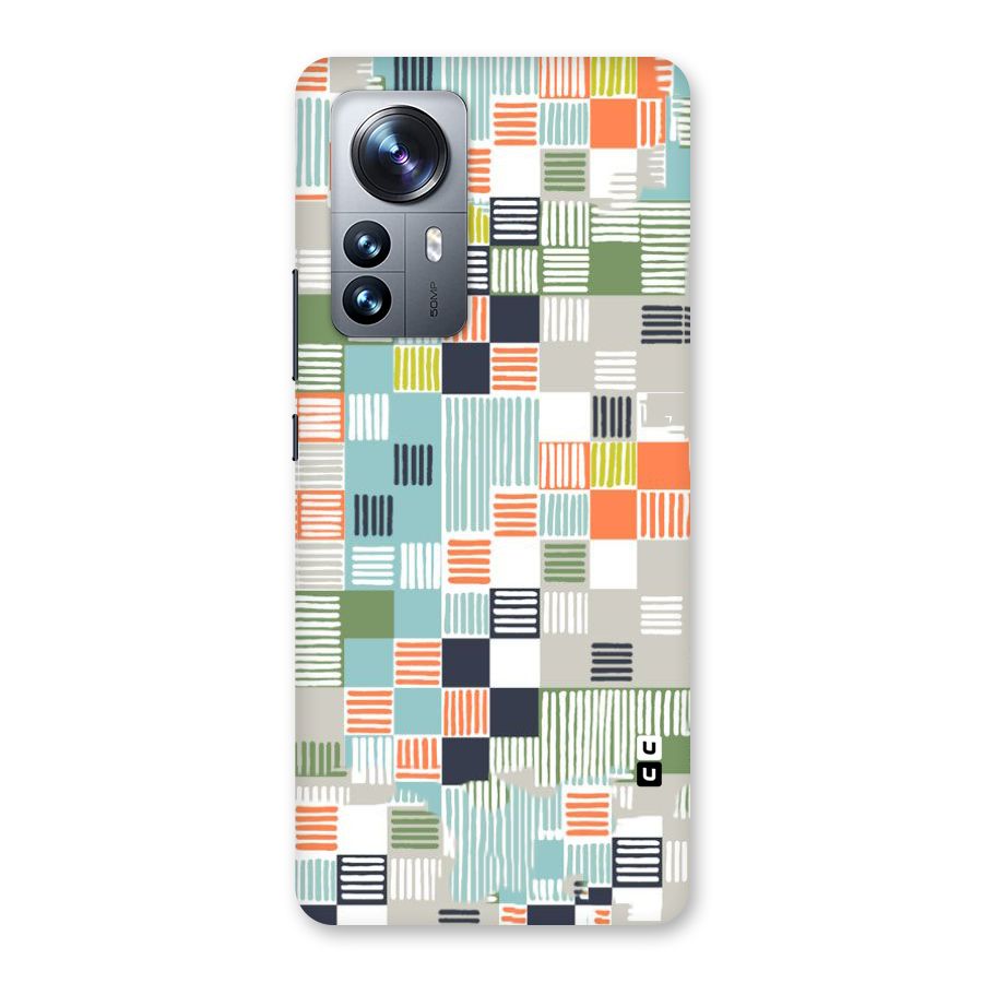 Tiny Boxes Stripes Back Case for Xiaomi 12 Pro