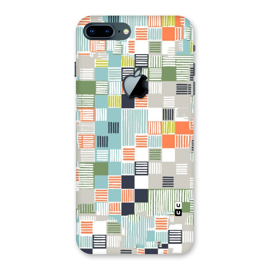 Tiny Boxes Stripes Back Case for iPhone 7 Plus Apple Cut