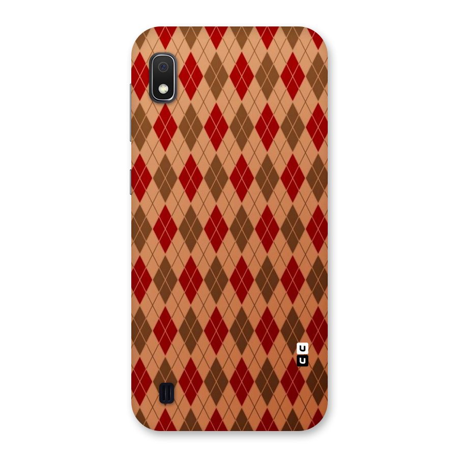 Tiny Checks Diamond Back Case for Galaxy A10