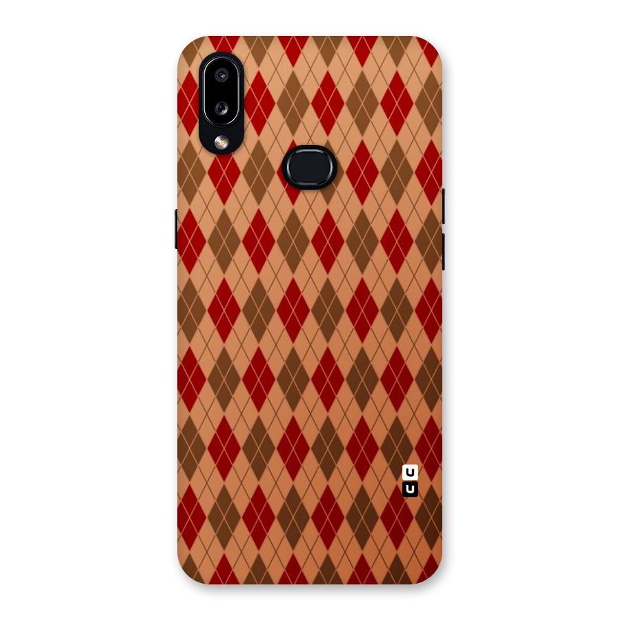 Tiny Checks Diamond Back Case for Galaxy A10s