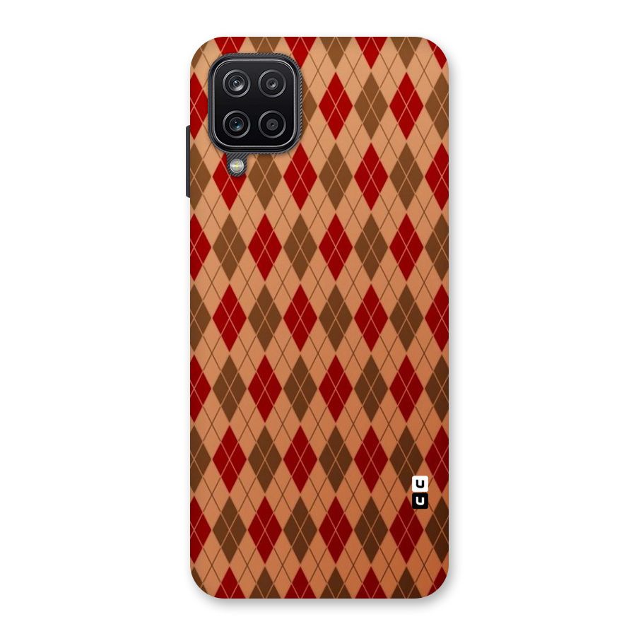 Tiny Checks Diamond Back Case for Galaxy A12