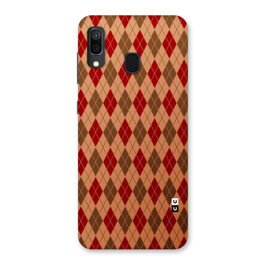 Tiny Checks Diamond Back Case for Galaxy A30