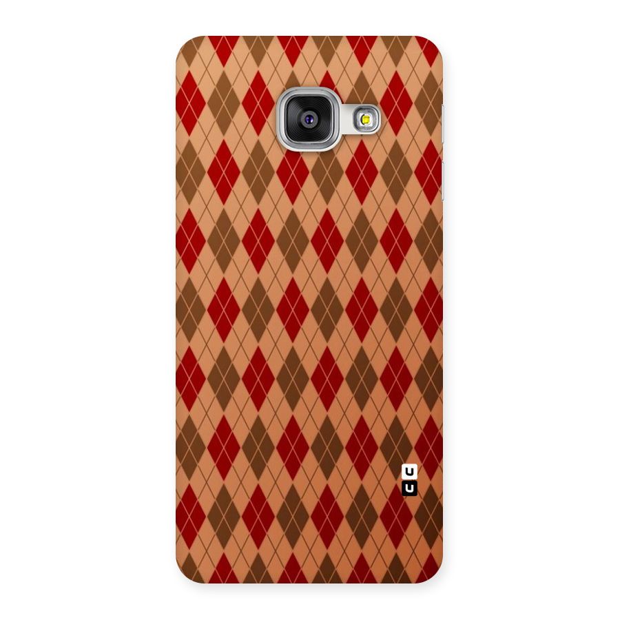 Tiny Checks Diamond Back Case for Galaxy A3 2016