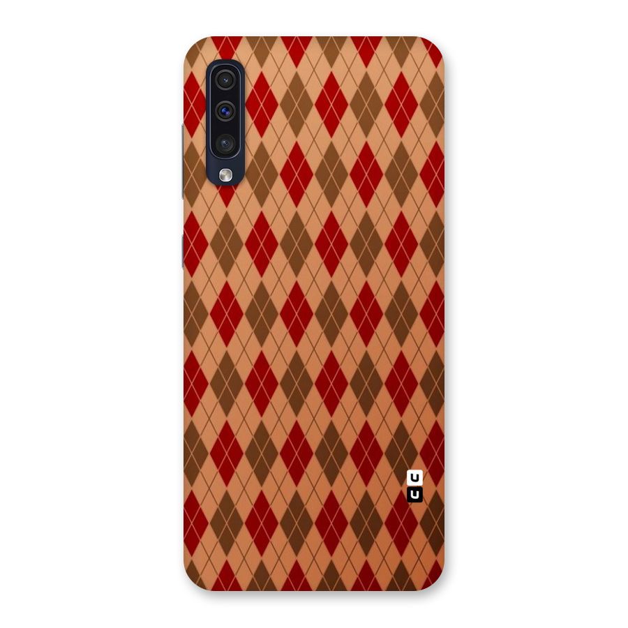 Tiny Checks Diamond Back Case for Galaxy A50