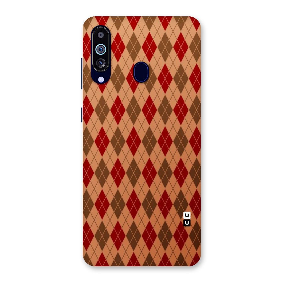 Tiny Checks Diamond Back Case for Galaxy A60