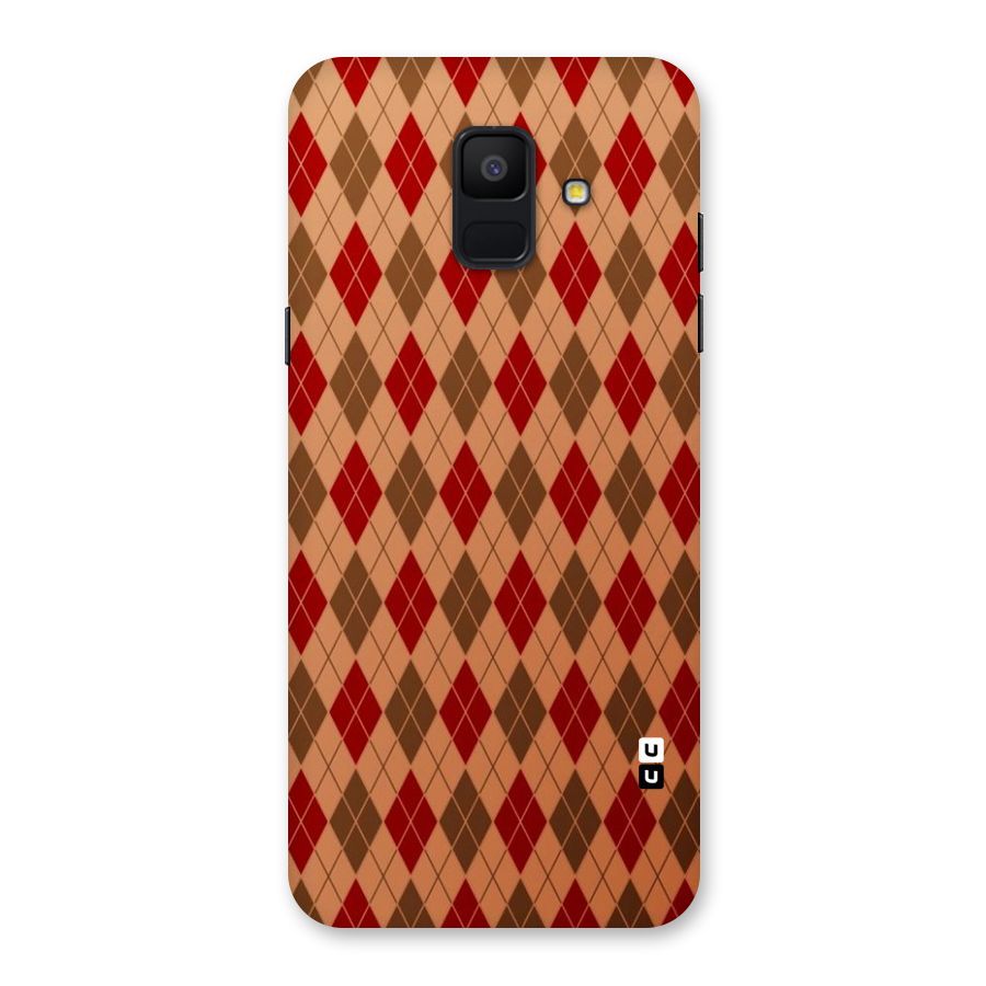 Tiny Checks Diamond Back Case for Galaxy A6 (2018)