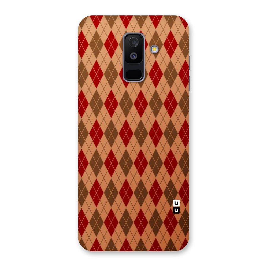 Tiny Checks Diamond Back Case for Galaxy A6 Plus