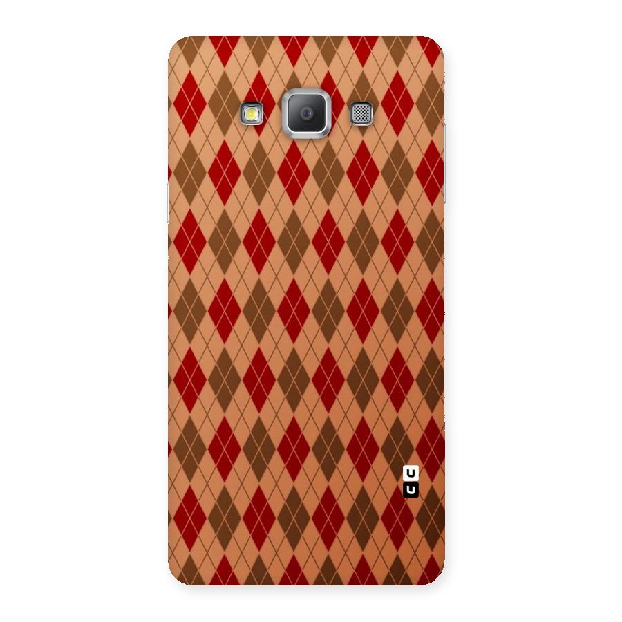 Tiny Checks Diamond Back Case for Galaxy A7