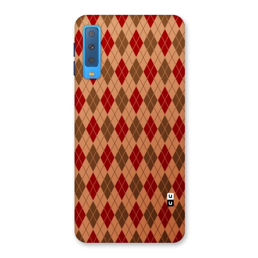 Tiny Checks Diamond Back Case for Galaxy A7 (2018)