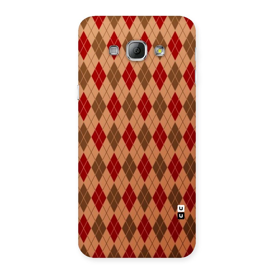 Tiny Checks Diamond Back Case for Galaxy A8