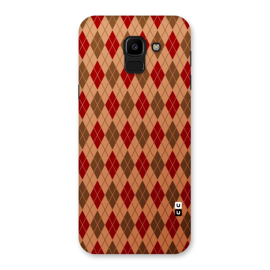 Tiny Checks Diamond Back Case for Galaxy J6
