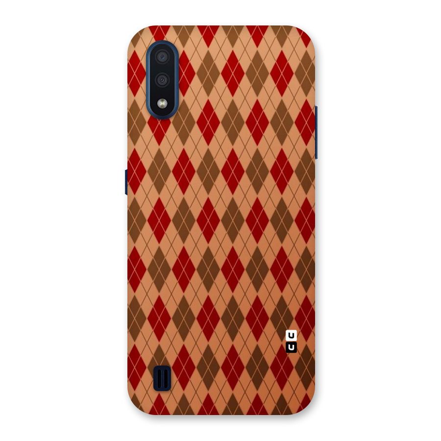 Tiny Checks Diamond Back Case for Galaxy M01