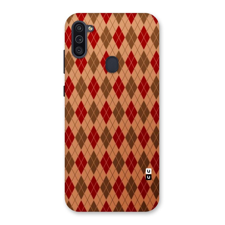 Tiny Checks Diamond Back Case for Galaxy M11