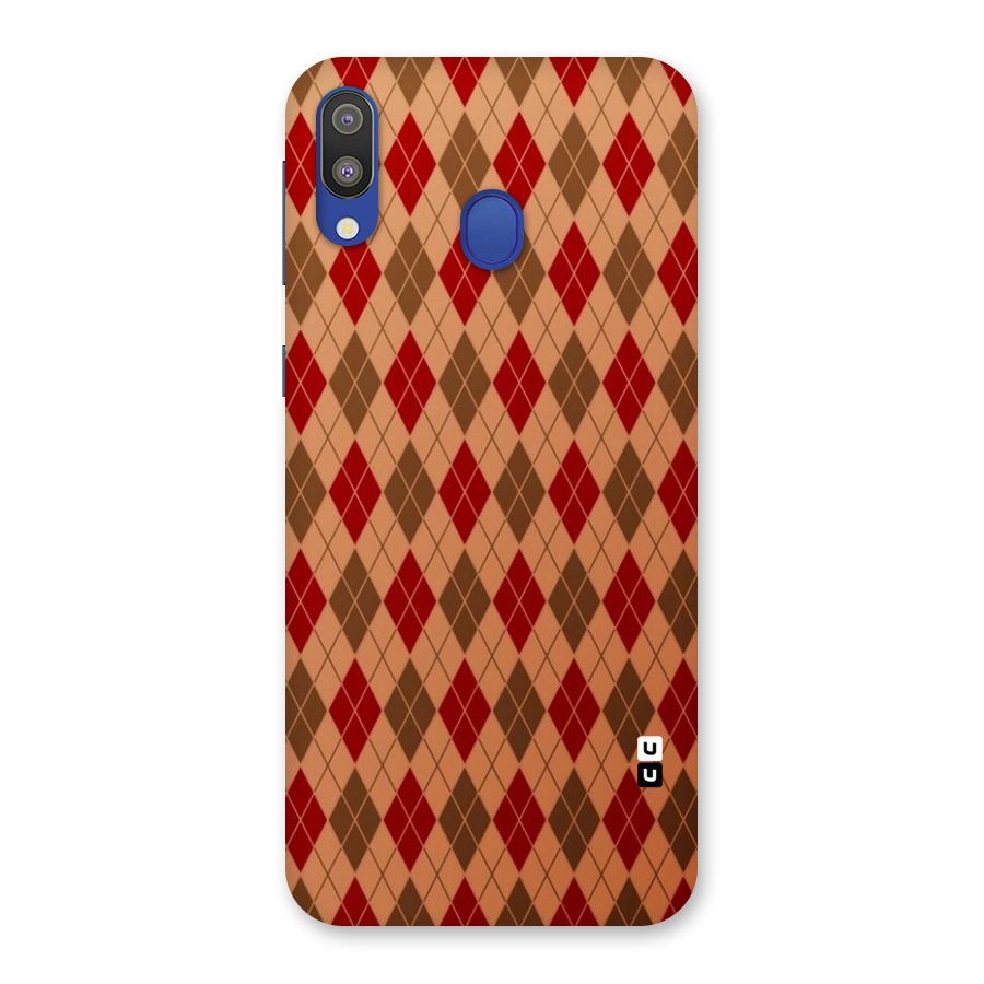 Tiny Checks Diamond Back Case for Galaxy M20
