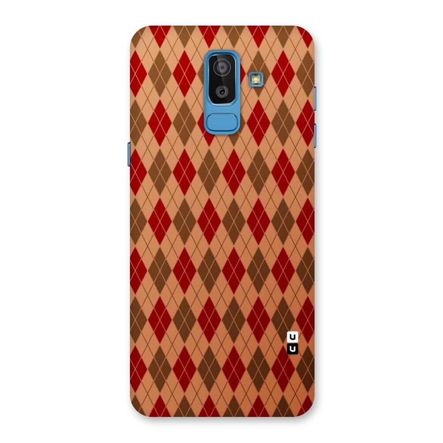 Tiny Checks Diamond Back Case for Galaxy On8 (2018)