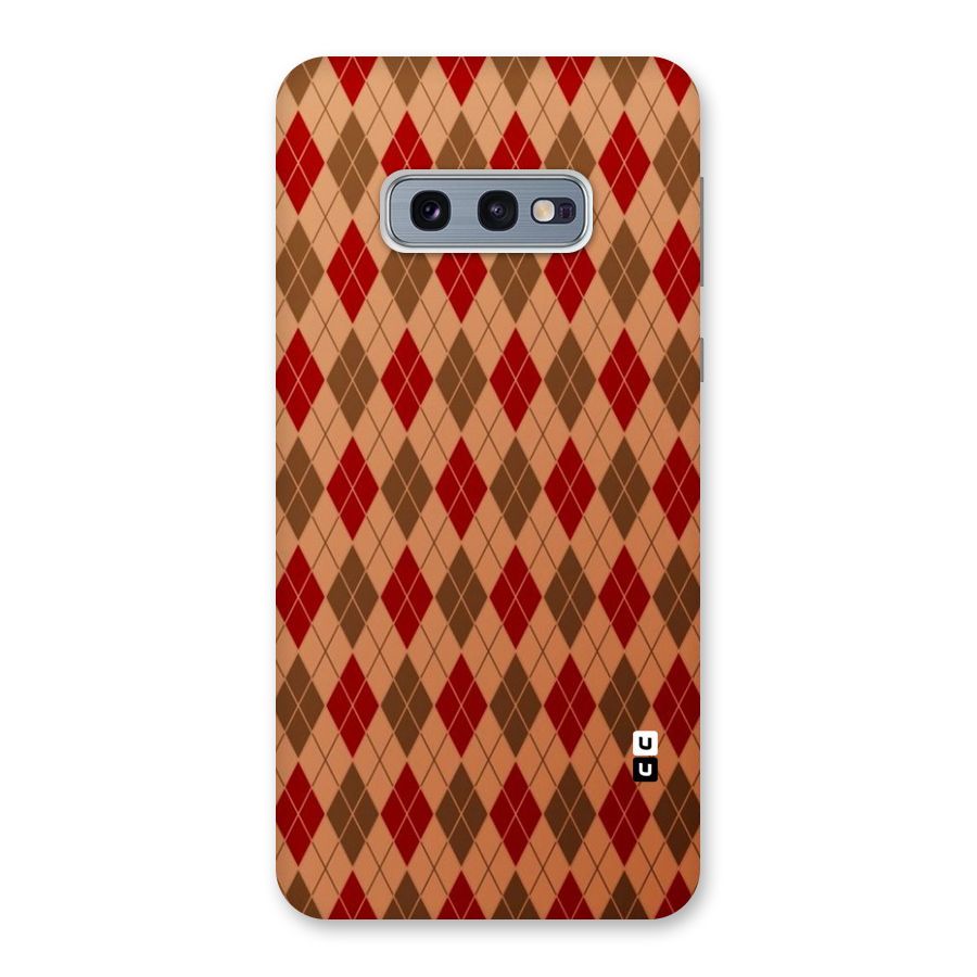 Tiny Checks Diamond Back Case for Galaxy S10e