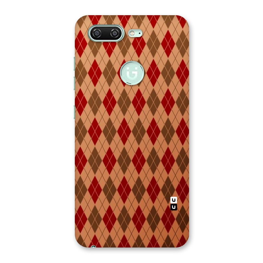 Tiny Checks Diamond Back Case for Gionee S10