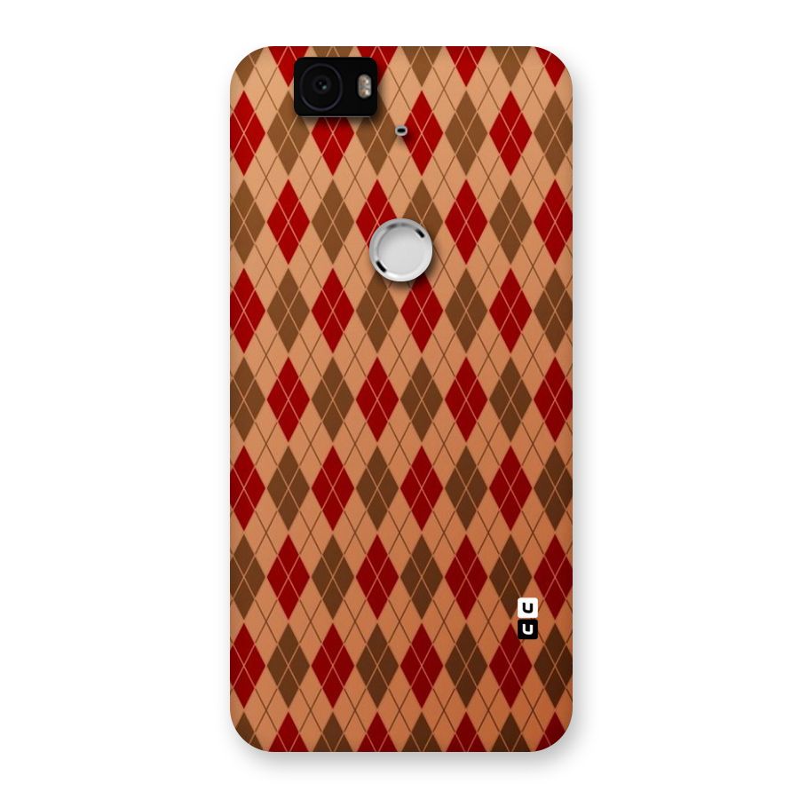Tiny Checks Diamond Back Case for Google Nexus-6P