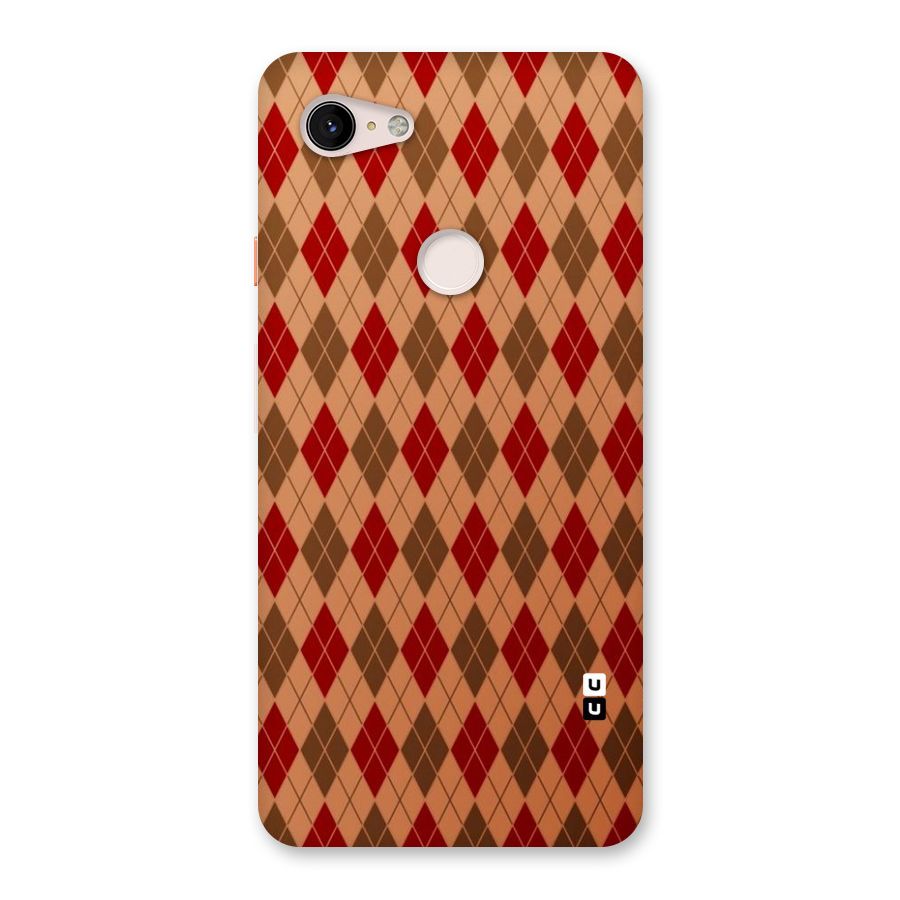 Tiny Checks Diamond Back Case for Google Pixel 3 XL