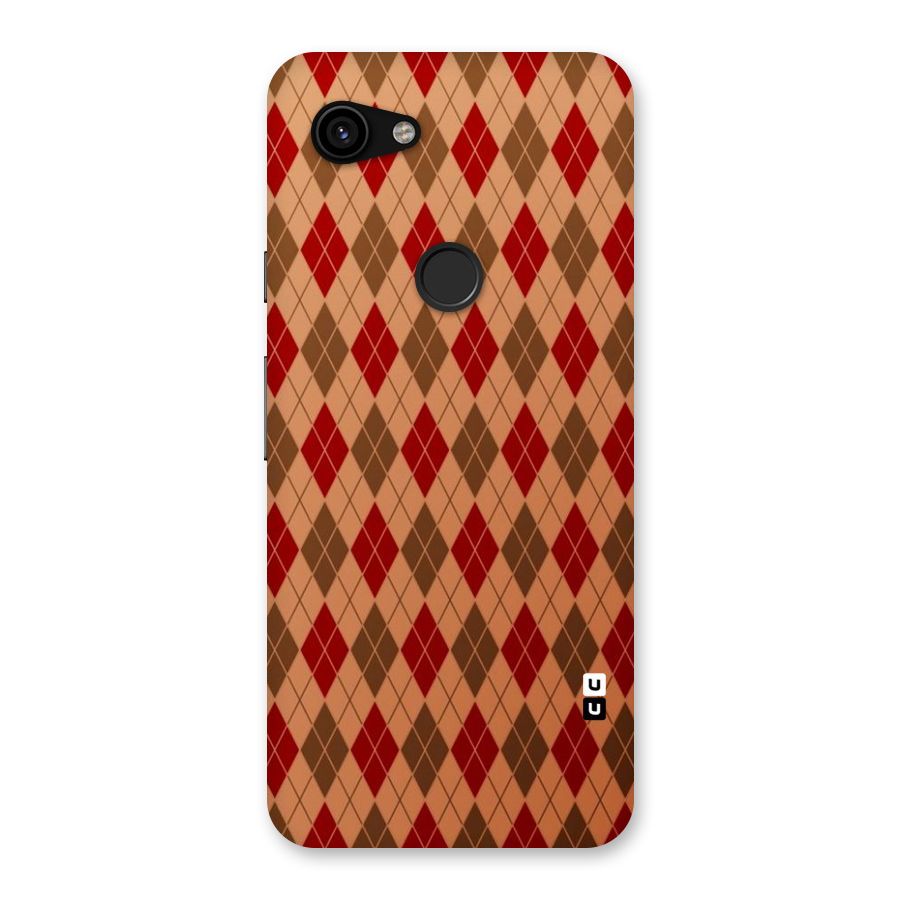 Tiny Checks Diamond Back Case for Google Pixel 3a