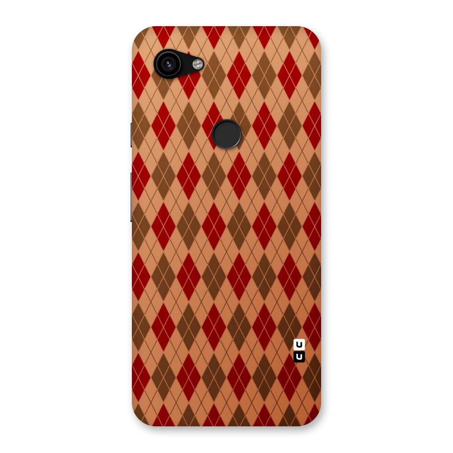Tiny Checks Diamond Back Case for Google Pixel 3a XL