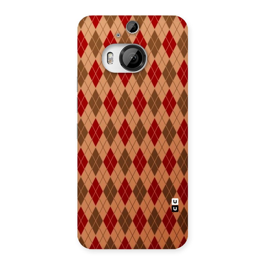 Tiny Checks Diamond Back Case for HTC One M9 Plus