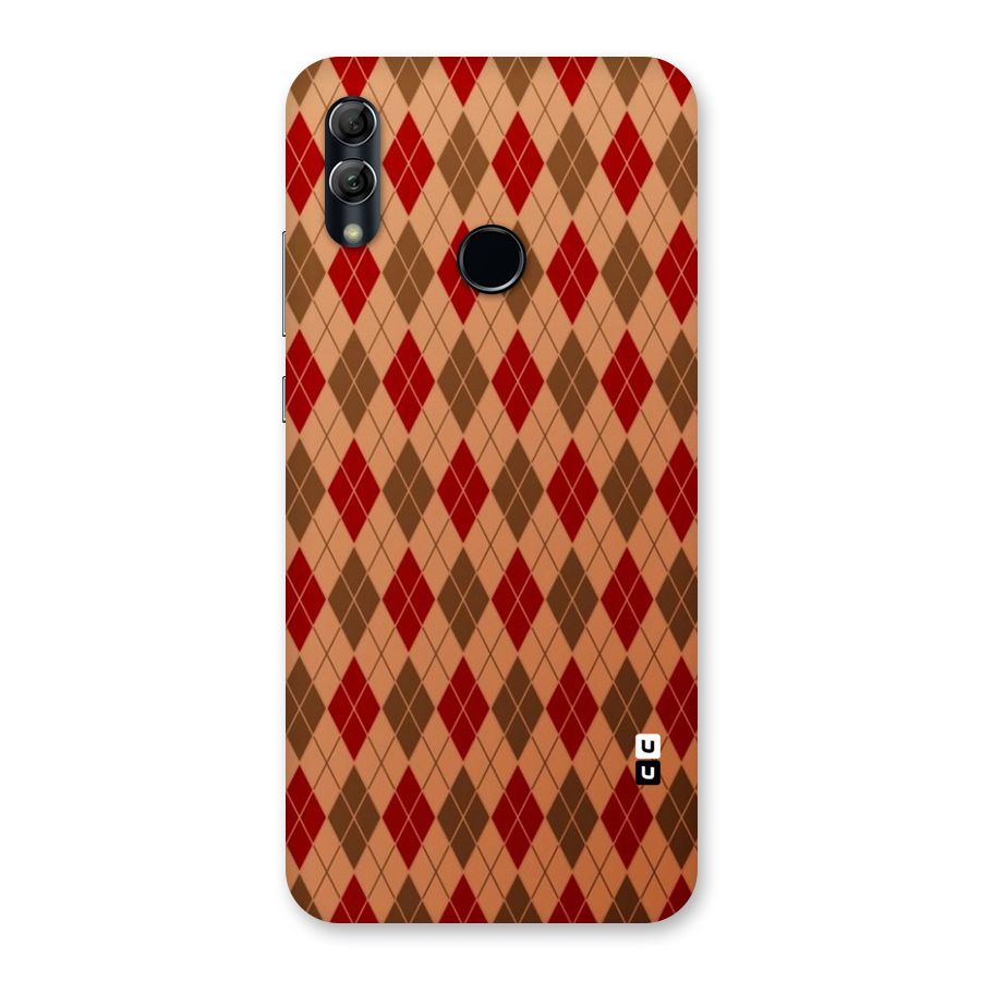 Tiny Checks Diamond Back Case for Honor 10 Lite