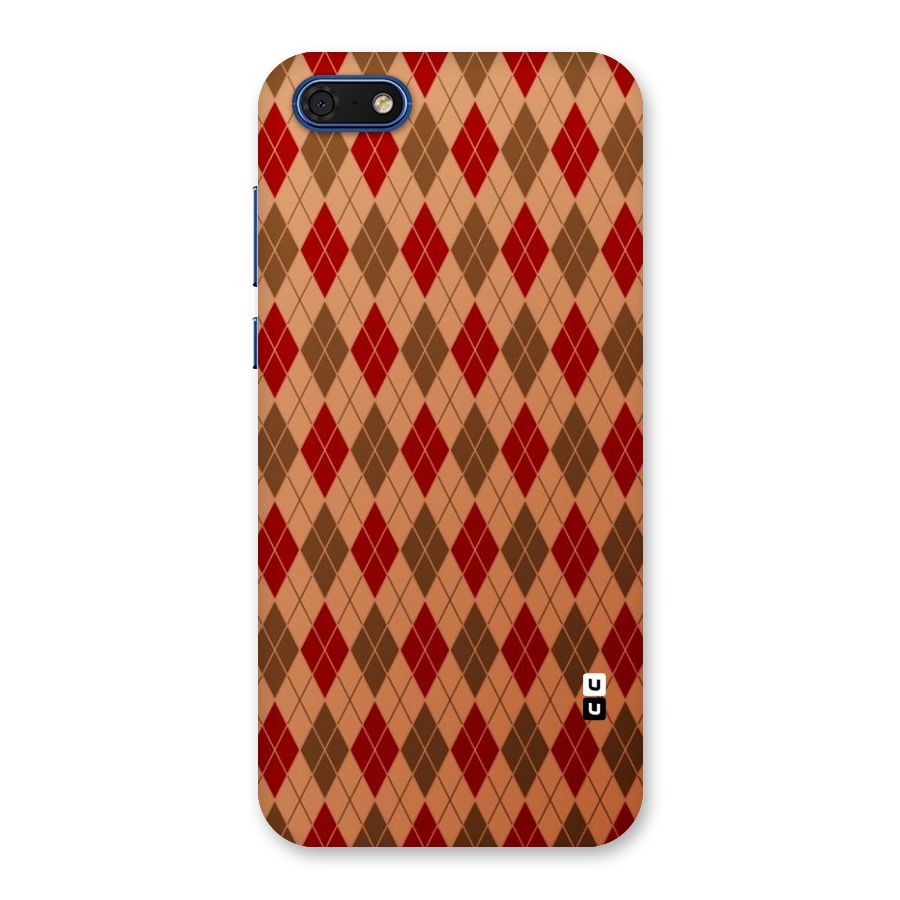 Tiny Checks Diamond Back Case for Honor 7s