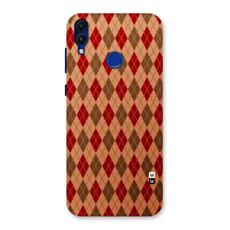 Tiny Checks Diamond Back Case for Honor 8C