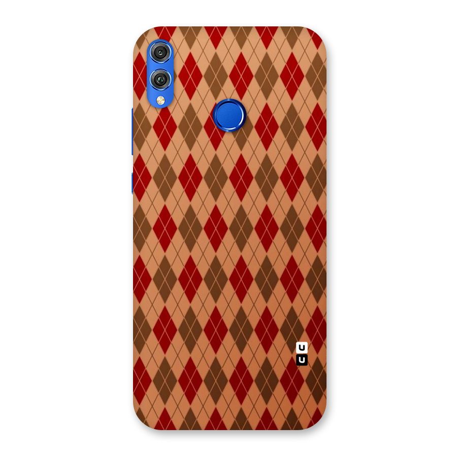 Tiny Checks Diamond Back Case for Honor 8X