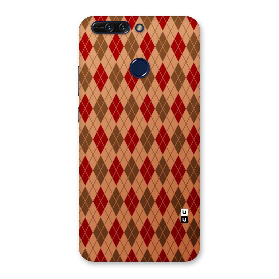 Tiny Checks Diamond Back Case for Honor 8 Pro
